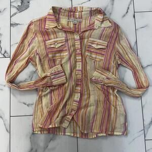 Tommy Hilfiger Women's Multi and Pink Shirt